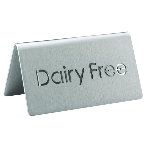 Service Ideas 1C-BF-DAIRYFREE-MOD Laser Cut Table Tent Sign, Dairy Free, 3" Length