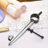 Wing Divider, Adjustable & Lockable Precision Spring Divider Caliper Compass for Metal Workpiece Processing