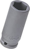 Genius Tools 1/2" Dr. 12mm Deep Impact Socket (CR-Mo) - 447812 by GENIUS TOOLS