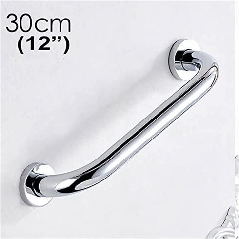 XXSLY 12-Inch 12 Inch) Grab Bars Shower Handle Hotel/Motel/Home Shower Safety, Solid Brass, Polished Chrome, Heavy-Duty
