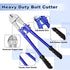 ZrgGea 24 Inch Bolt Cutter | Heavy Duty Wire Cutters, Industrial-Grade Heavy-Duty Forged from T8 Alloy Steel