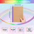 EOOUT 20 Pack A5 Kraft Notebooks, Lined Journal Bulk with Rainbow Spine, 10 Colors, 60 Pages Soft Cover Composition Notebooks for Women Girls Kids, School Office Supplies by EOOUT