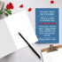 CTVSPC Sweet Fathers Day Card for Husband Boyfriend Fiance, Happy Father's Day Cards&Gifts from Wife Girlfriend