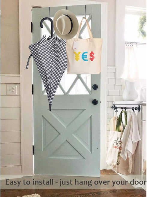 10Pcs Metal Over The Door Hooks - Sturdy Z Hooks for Hanging Clothes, Towels, Coats and More