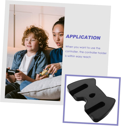 Angoily Setup Sturdy Console Controller Holder Desk Accessory Wall Mount Gaming Controller Rack