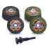 WA 12PACK 3" x.045 x3/8" Thin Cut Off Disc Kit, 12 Discs + 1 Mandrel for Die Grinder Tool Accessories Cutting Wheel