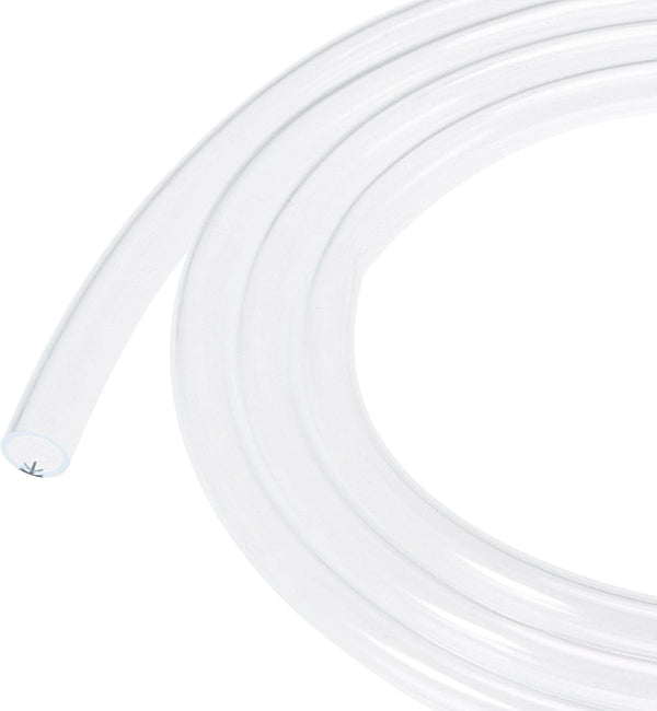 TOP-VIGOR 10mm ID 12mm OD PVC Clear Vinyl Tubing, 1M Length Food Grade Flexible Water Pipe for Transfer