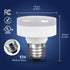 Xtricity LED Closet Puck Light Bulb, Dimmable, Flat Light bulb11W (60W Replacement), 800 Lumens, 4000K Cool White, E26 Medium Base, Low Profile led Light Bulb 120V, UL Listed (1 Pack) by Xtricity