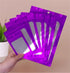 IRTGFHJE 100PCS Packaging Pouches(Black,16x24cm) Flat Lock Bags Flat Matte Aluminum Foil Ziplock Bag DIY Matcha Cocoa