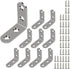 L Bracket Stainless Steel Corner Brace Sets, 90 Degree Right Angle Bracket