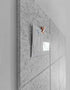 Large Cork Board Alternative, 12 Pack Felt Wall Tiles, 48 x 36, Safe Removable Adhesive Tabs, Silver Gray, Office Decor