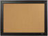 Quartet Cork Board Bulletin Board, 17" x 23", Framed Black Frame, Decorative Pin Board