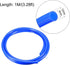 uxcell Pneumatic Air Tubing, 1m (39.4 Inch) PU Polyurethane Hose Pipe, 12mm OD x 8mm ID, Blue