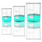 ONiLAB Glass Measuring Beaker Set (Pack of 3) 50ml 100ml 250ml, 3.3 Boro Griffin Low Form Scientific Glassware for
