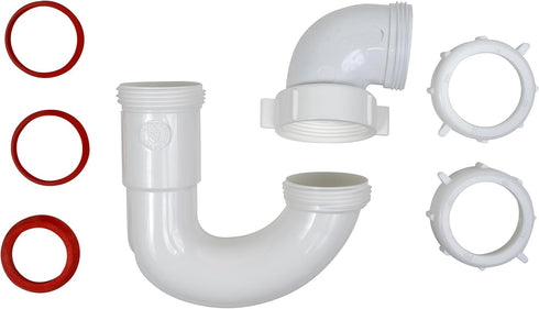 Plumb Pak 600K, 1-1/2-Inch or 1-1/4-Inch by 1-1/2-Inch, White Color