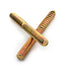 8 Pack 5/16-18 x 3 Inch Hanger Bolts, Double Headed Self-Tapping Screws for Furniture