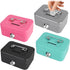Sopoloray 4 Pcs Metal Cash Box Set with Key Lock,4.5" x 3.3" x