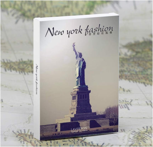 Xtin 30 pcs Travel Vintage Postcards, Landscape Photos Art Print Postcard Set for Kids with Mailing Side