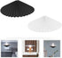 2pcs 31cm 4.2cm Alipis Pleated Fabric Lamp Shades for Table and Floor Lamps, Black White Universal Replacement