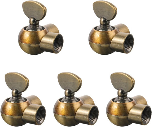 jojofuny 5Pcs Wall Sconce Arm Adapter with 180 Rotating Metal Connector for