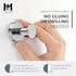 Mavoro Strong Magnetic Hooks, Set of 2, Heavy Duty Chrome Magnet Hooks with Neodymium 52 Rare Earth Magnets