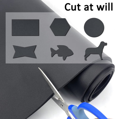 12'' 118'' 1/4'' Storystore Sponge Neoprene Foam Sheet Roll, x x Thick Foam Padding Without Adhesive Rubber Sheet