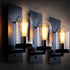 12-Pack Bulb 40W ST64 2200K E26 Dimmable Edison Light - Vintage Squirrel Cage Filament Amber Glass Incandescent Lamps