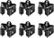 3-H Mop and Broom Holder Wall Mount - 6 Pack Broom Holder for Garage, Garden Shed, Laundry Room Organization, up to