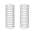 United Scientific 10 Pack Sterile Thick Plastic Petri Dishes with Lid, 90mm Dia x 15mm, Designed for use in Laboratories, Home, and Classrooms
