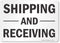 SmartSign "Shipping And Receiving" Sign, 10" x 14" Plastic