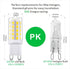 G9 led Bulb Dimmable 4W Natural Daylight White 4000K,Equivalent to 40W Halogen Light, 450Lm 120V AC CRI> 85,No Strobe, Ceramic Bi Pin Base, G9 Bulb,5 Pack by AIPLAMP