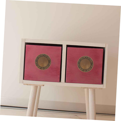 TEHAUX Copper Console Table Surface Plate Chinese Zodiac Design Antique Copper Backplate for Tv Stand and Bathroom Unit