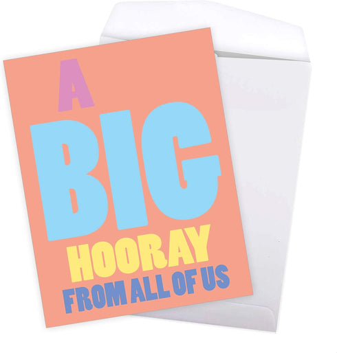 NobleWorks Oversize Congratulations Card - 8.5 x 11 Inch with Envelope, Jumbo Congats J9690CGG-US