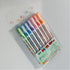 Uni Posca Glitter Marker Pc-3ml 7C, Fine Point, 7 Colors Set