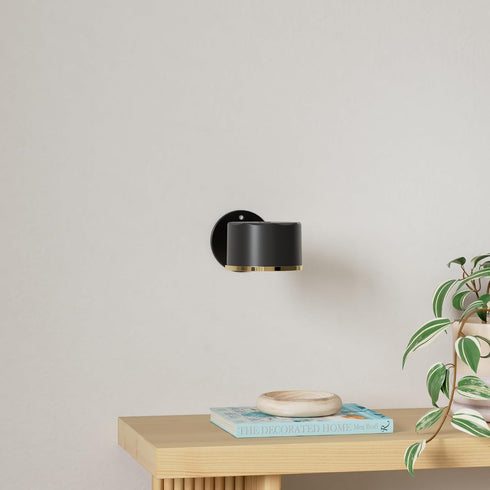 360 Dimmable MIOBLUE LED Wall Mounted Reading Light, Wireless Wall Sconce with Remote, Rotation Magnetic Wall Light RGB