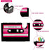 RUIAN Cassette Tape Dispenser Pen Holder, Desk Tidy Container for Kids, Teen Boys & Girls (Pink)