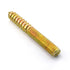 8 Pack 3/8-16 x 3 Inch Hanger Bolts, Double Headed Flat Hexagon Bolts for Wooden Joints
