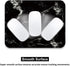 Audimi Mouse Pad, Medium Anti-Slip Base Mouse Mat for PC Office Working Gaming, Black Marble