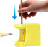 Electric Pencil Sharpener, Kids Friendly Battery Operated Heavy Duty Classroom Sharpener - Yellow