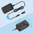 LightingWill 12V 12 2A 24W 110V 12V 5.5/2.1 Power Supply, Volt DC Power Supply, Black LED Power Adapter, AC to Wall