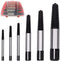 6PCs Damaged Screw Extractor Kits, Chrome-vanadium Steel Stripped Screw Extractor Broken Bolt Remover