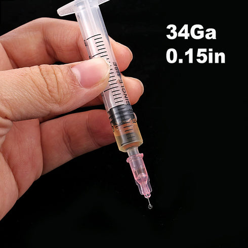 10pcs 34 Ga 4mm/0.15IN Laboratory Tools, Individually Sealed