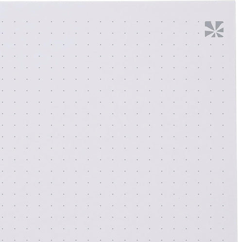 Erin Condren Modern Geometric Coiled Notebook, Platinum Coil, 7x9 Dot Grid