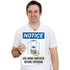 14 10 inch 55 SmartSign x Notice - Use Hand Sanitizer Before Entering Sign, Digital Printing, mil HDPE Plastic, Blue