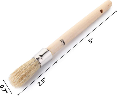Mr. Pen- Chalk Paint Brush, 0.7 Inch, Wax Brush, Round Paint Brush, Wax Brush, Chalk Paint Brushes for Furniture, Chalk Paint Brushes, Wax Brush Chalk Paint, Furniture Paint Brush, Chalk Brush by Mr. Pen