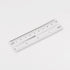 Film Flexible Ruler, 4 Inch, 0.1mm Scale, Transparent PET Plastic Folding Straight Ruler Measuring Tool for Factory