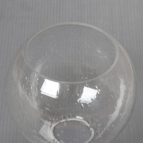 1-5/8-inch G0091 Clear Seeded Glass Globe Lamp Shades Replacement Lampshade Cover with for Wall Sconce Pendant Lighting