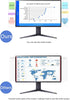 Yocoolfun 2 Monitors,13.6 3.6 Inch Pcs Large Computer Monitor Memo Board for No Edge X Monitor Sticky Note Holder