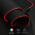 Qisan RGB Large Gaming Mouse Pad with Nonslip Base - 31.5 x 11.8 Inch, Soft LED Extended Mousepad with Anti-Slip Rubber