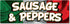 Vision Signs & Graphics Sausage and Peppers | 24" X 72" Banner | Outdoor Vinyl Sign